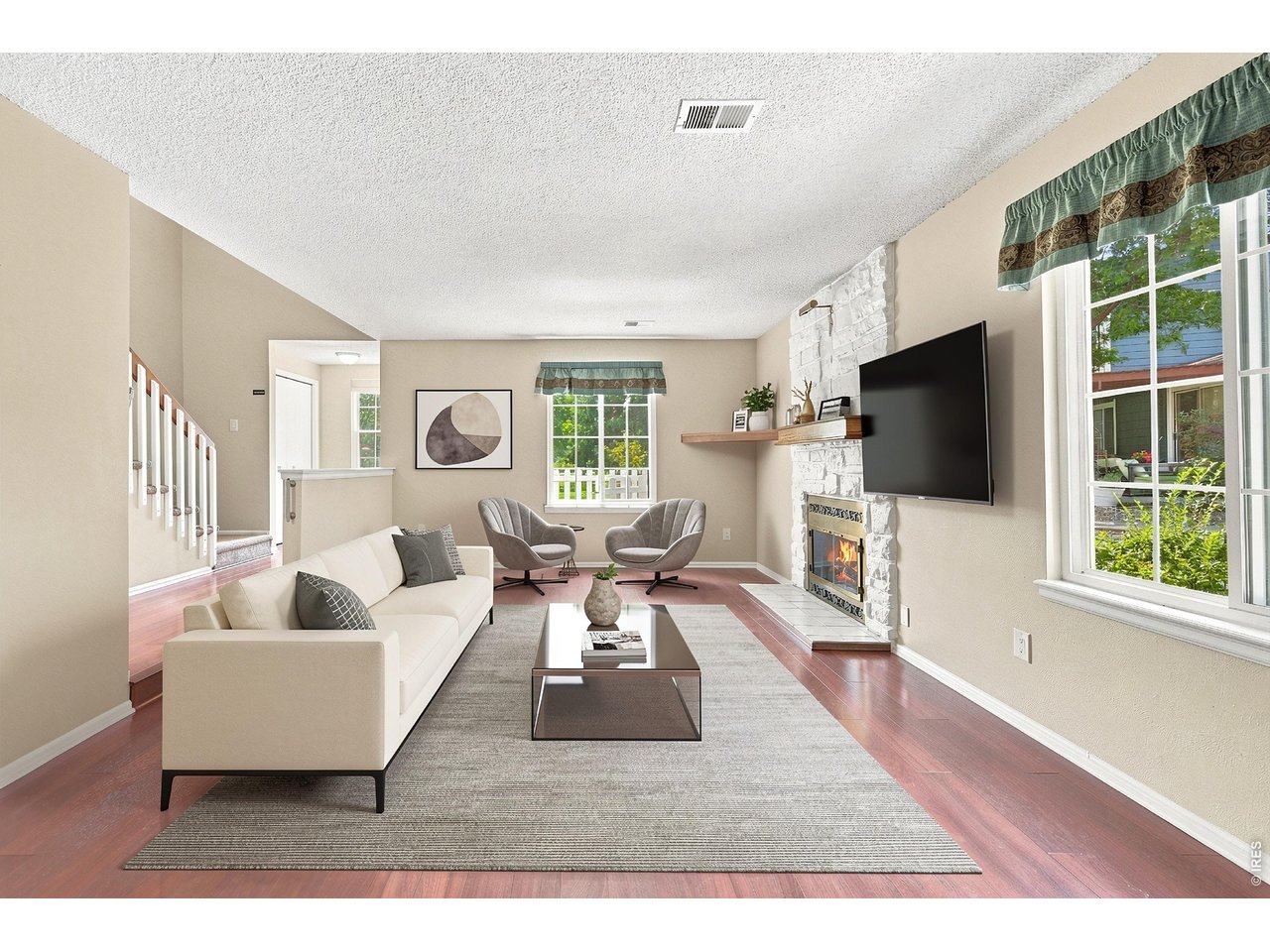 Property Photo 7 Virtually Staged Living Room