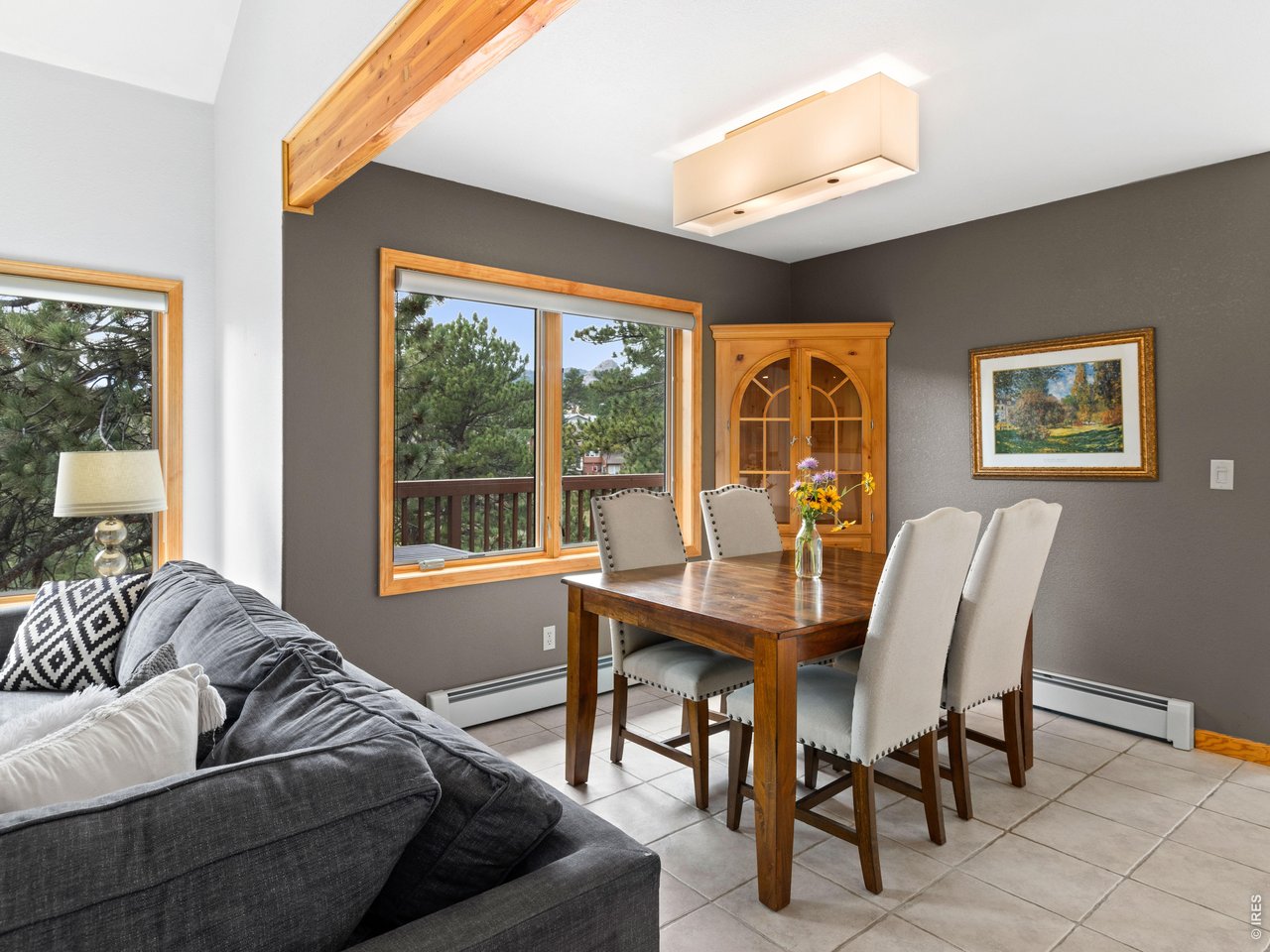 Property Photo 14 Dining area with beautiful wooded views