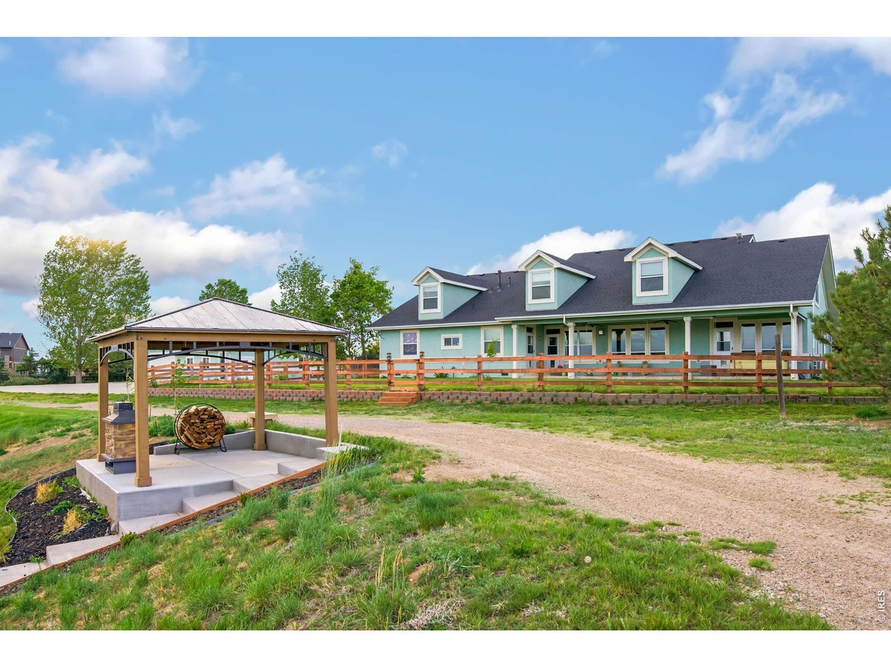 Property Photo 10 Your own private covered fire pit area with impeccable mountain views!