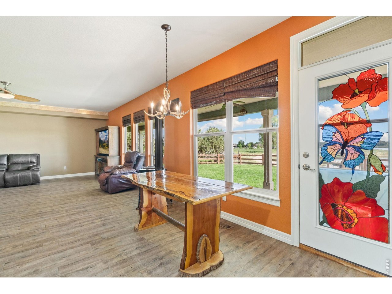 Property Photo 25 Look at that custom beautiful stained glass.