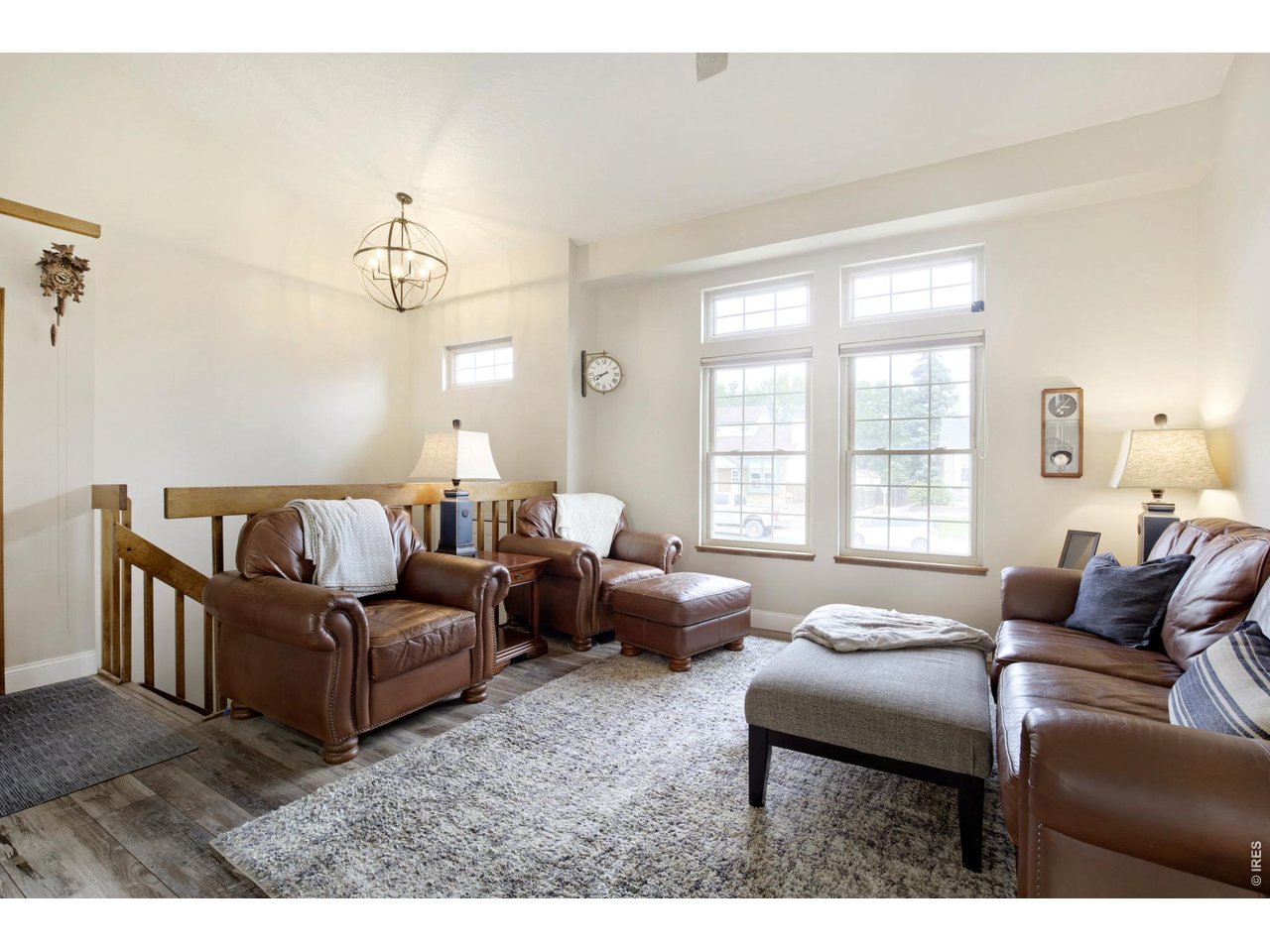 Property Photo 5 Upper Level-Spacious Living Room with Vaulted Ceilings!!!