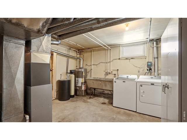 Property Photo 20 Basement laundry and utility area with utility sink.