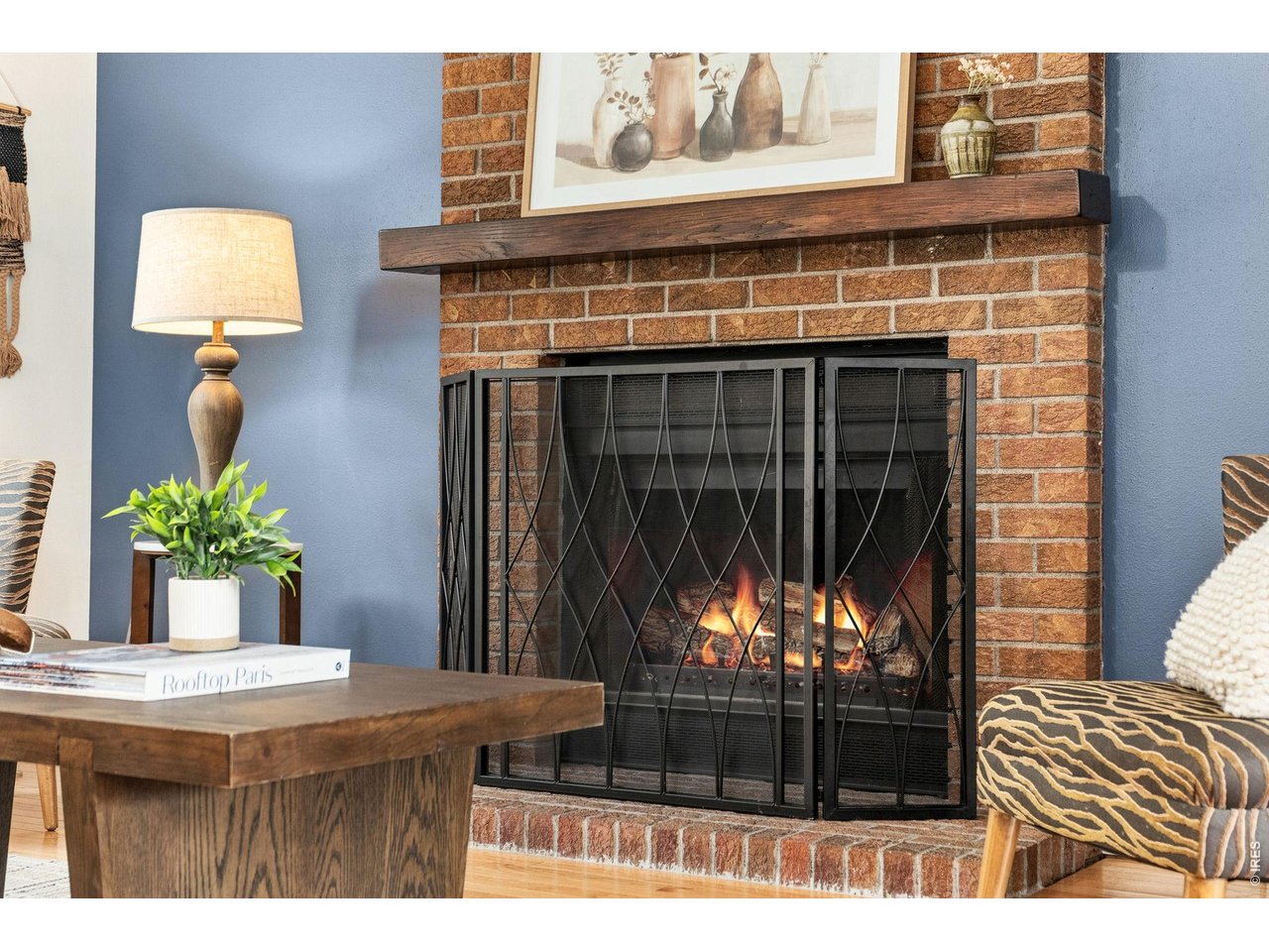 Property Photo 5 Wood Fireplace