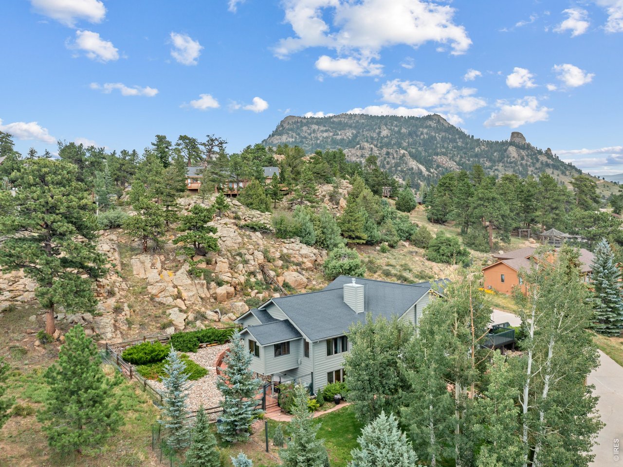 Property Photo 13 Rock Cropping backdrop provides outstanding private backyard