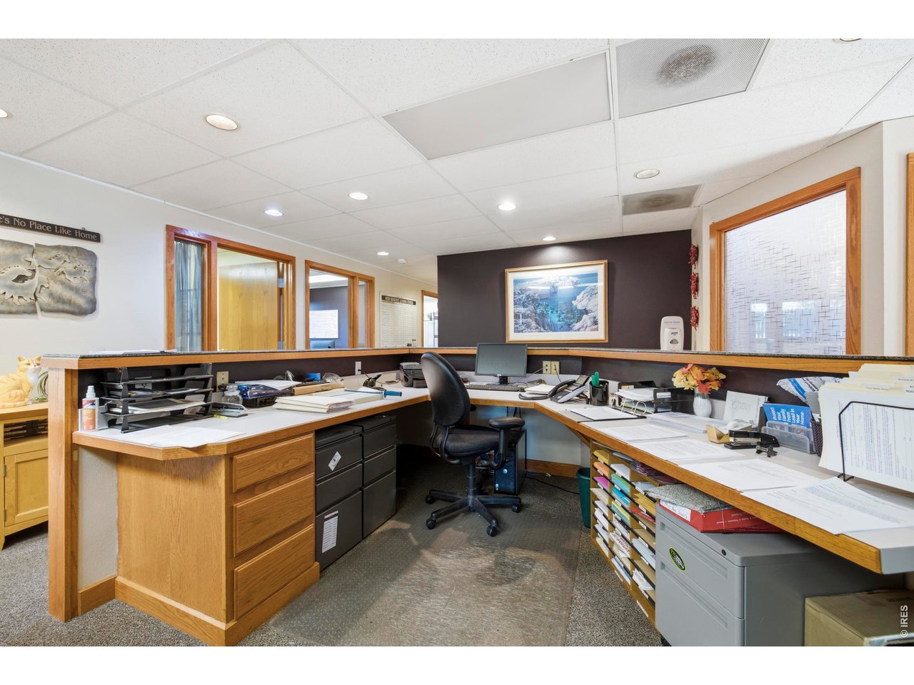 Property Photo 9 Built in reception desk with ample space & storage