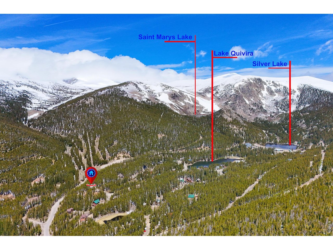 Property Photo 15 St Mary's Glacier has a Voluntary POA that allows access to 2 Private Lakes!