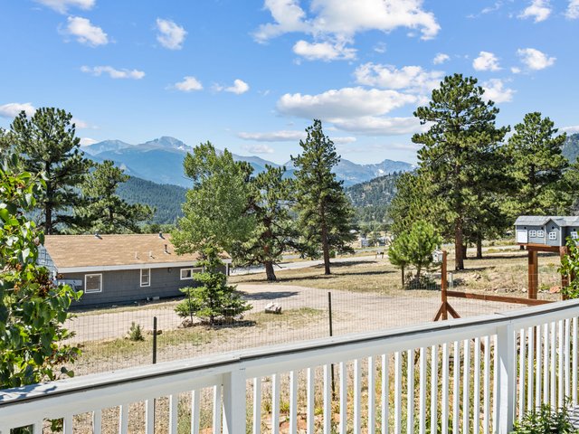 Property Photo 1 Stunning views of the Continental Divide. Large deck with retractable awning to enjoy the mountain views.