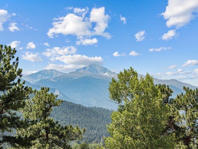 Property Photo 4 Outstanding views of Estes Park's Fourteener, Longs Peak.