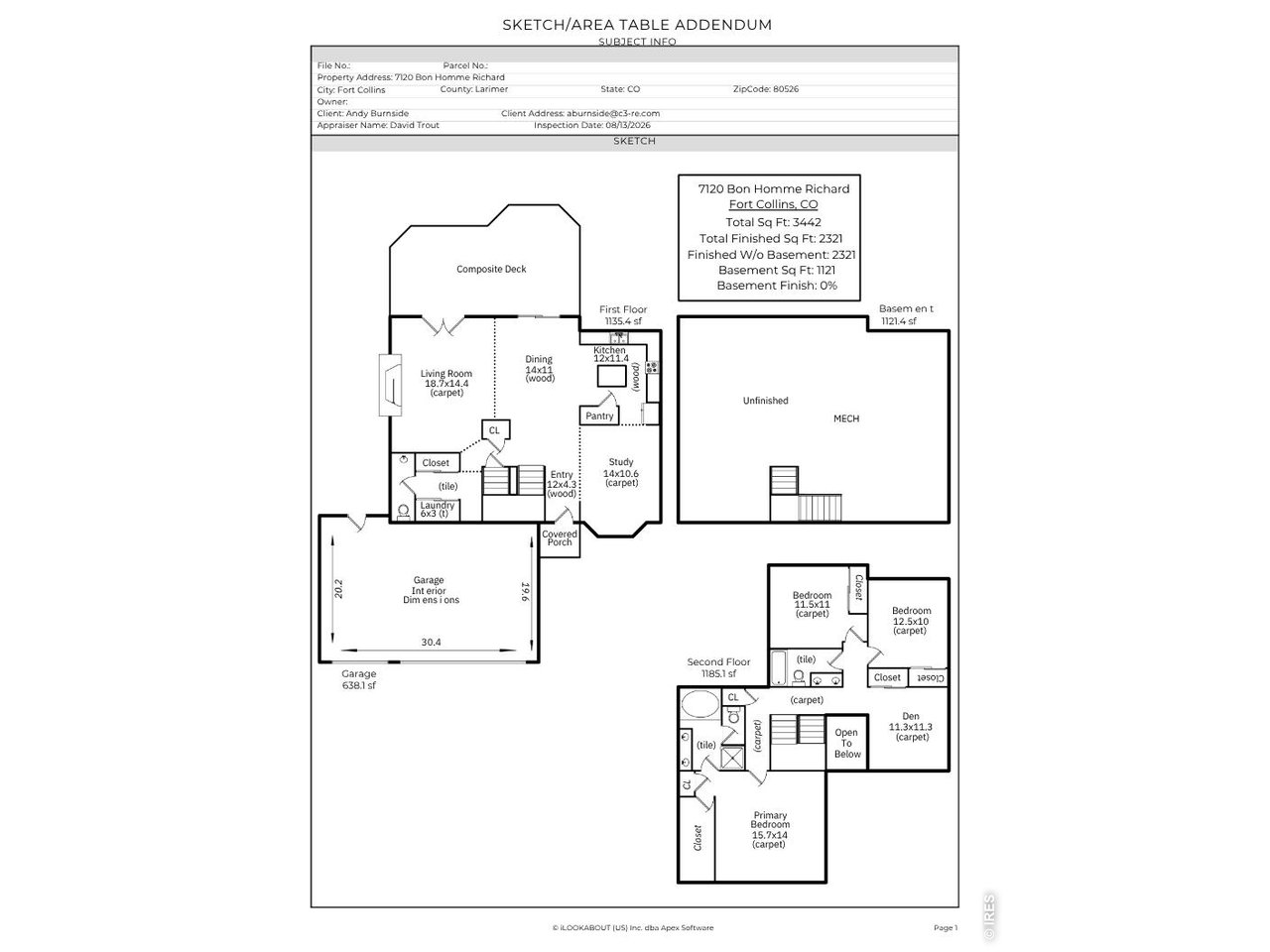 Property Photo 40 Floor plan w/ dimensions