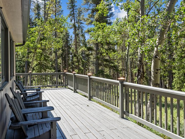 Property Photo 29 Awesome deck with among the aspen & pine