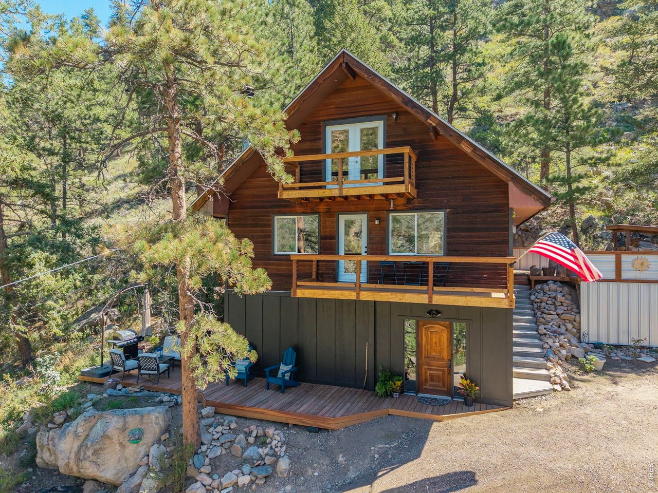 Property Photo 1 Beautifully transformed Big Thompson Canyon home in an exceptional natural setting.