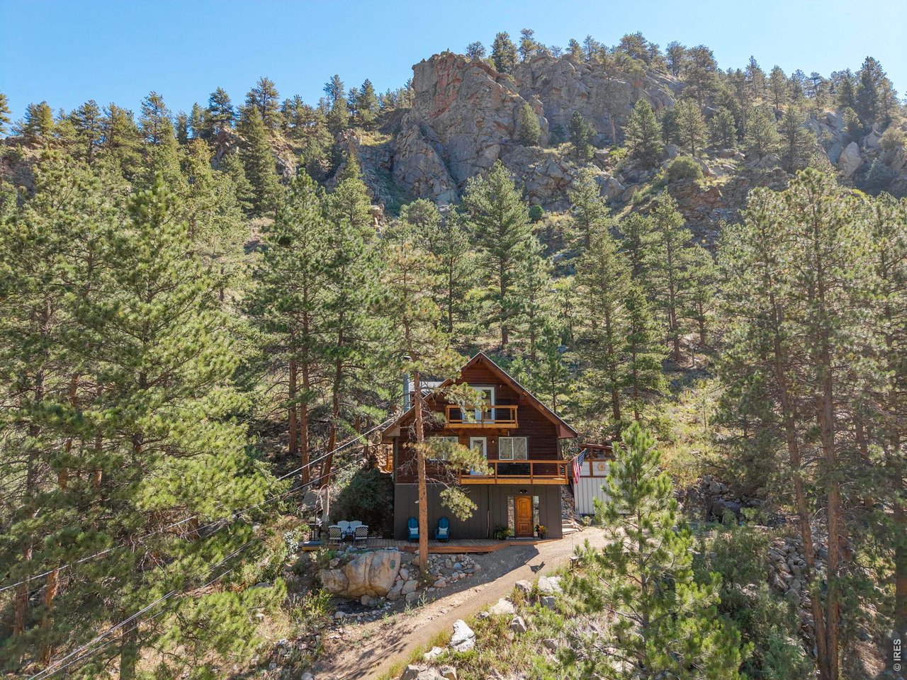 Property Photo 2 Surrounded by the natural beauty of the Big Thompson Canyon and backing to Roosevelt National Forest.