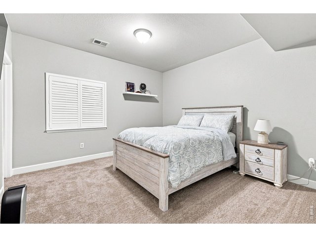 Property Photo 34 Basement fourth bedroom with a walk-in closet and three-quarter bath