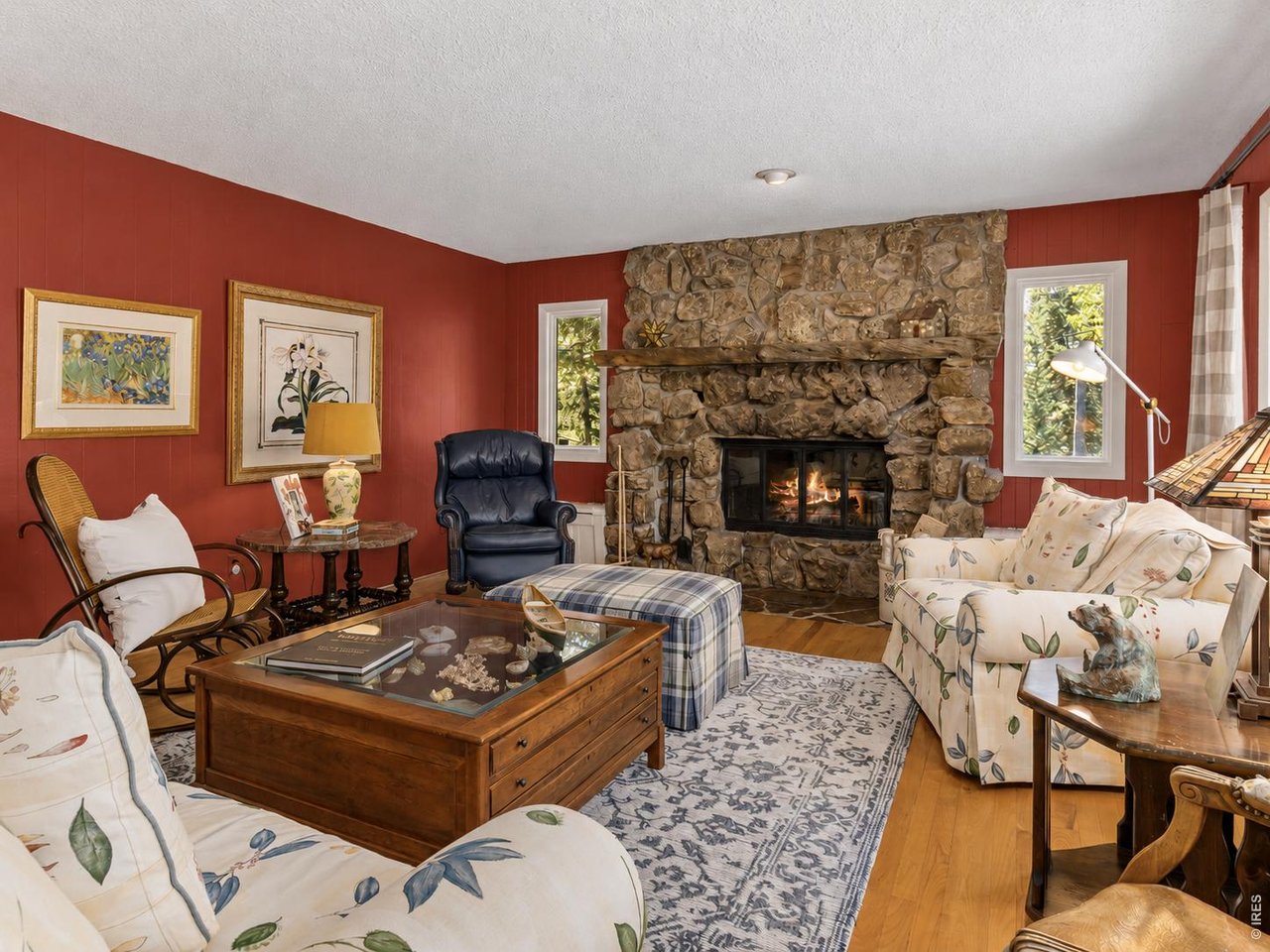 Property Photo 37 Moss Rock Fireplace