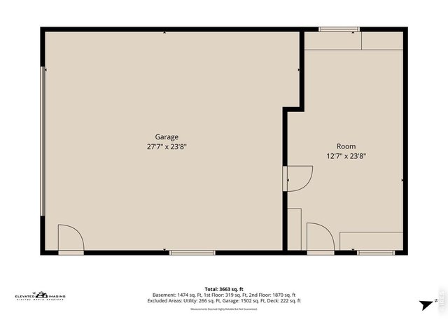 Property Photo 46 Detached Garage and Heated Shop Floorplan
