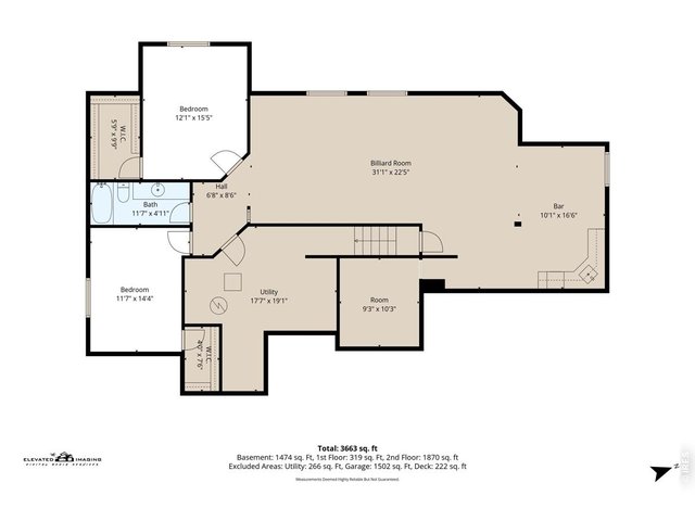Property Photo 45 Lower Level Floorplan