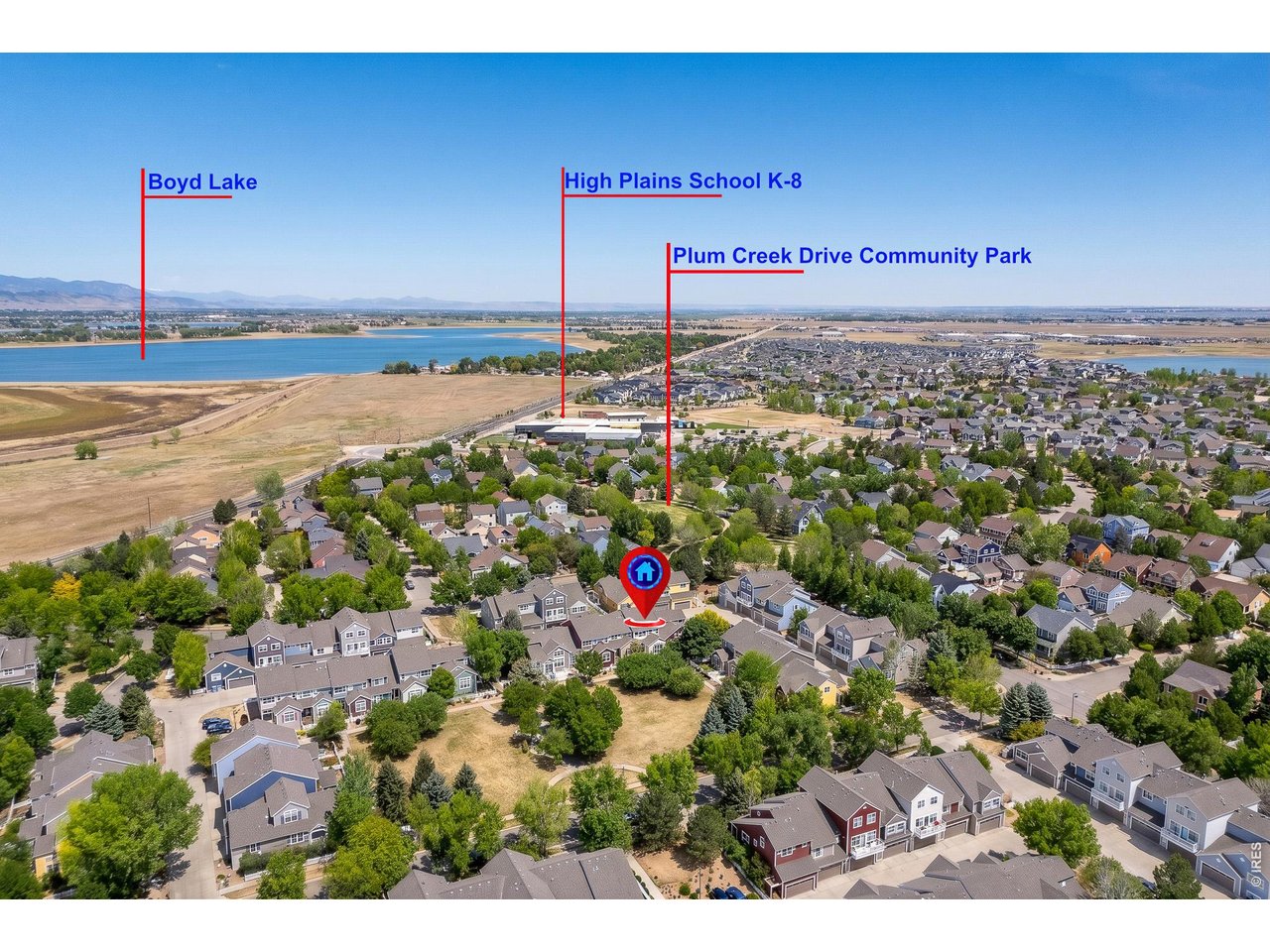 Property Photo 33 Centrally located and close to Boyd Lake, Plum Creek Park and highly respected High Plains K-8 School