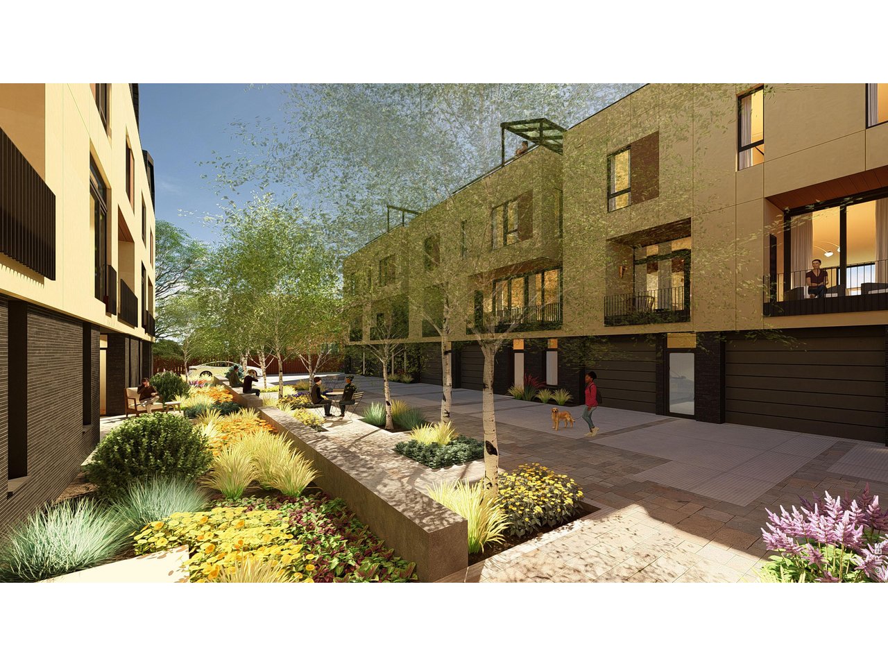 Property Photo 18 Le Jardin D'Arbre, a secure private garden oasis for residents. Curated landscaping providing the perfect inner courtyard serenity!