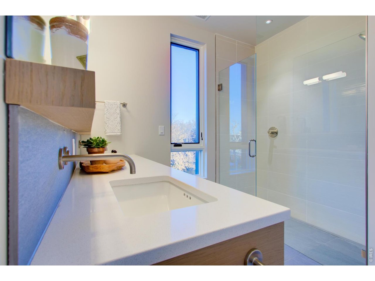 Property Photo 7 Primary Bathroom Suite, oversized shower, Quartz countertops, *Similar floor plan, finishes and feel at L'Avenir! (Picture is not of the actual build)
