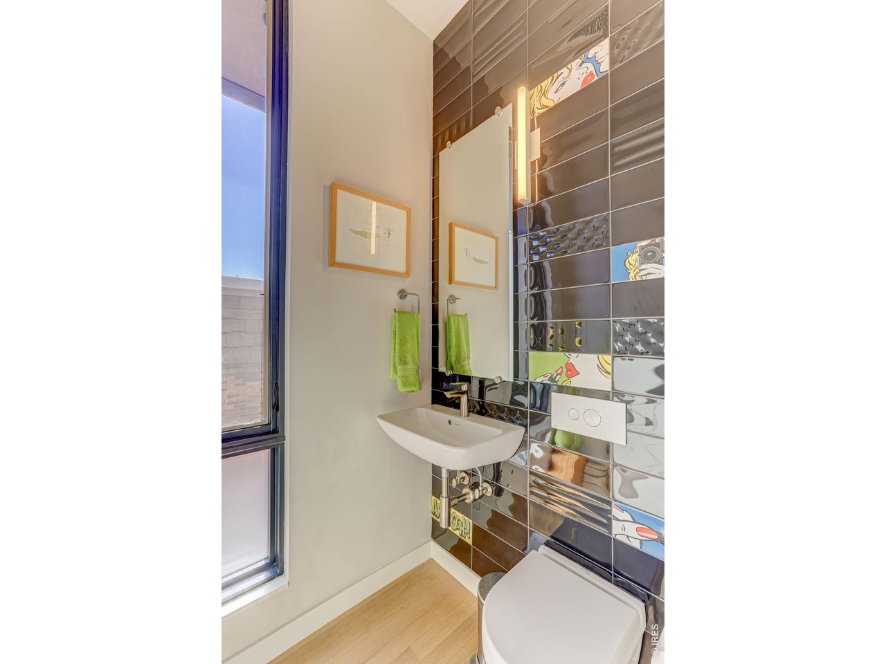Property Photo 4 Powder Bathroom on the living level *Similar floor plan, finishes and feel at L'Avenir! Not of the actual build.