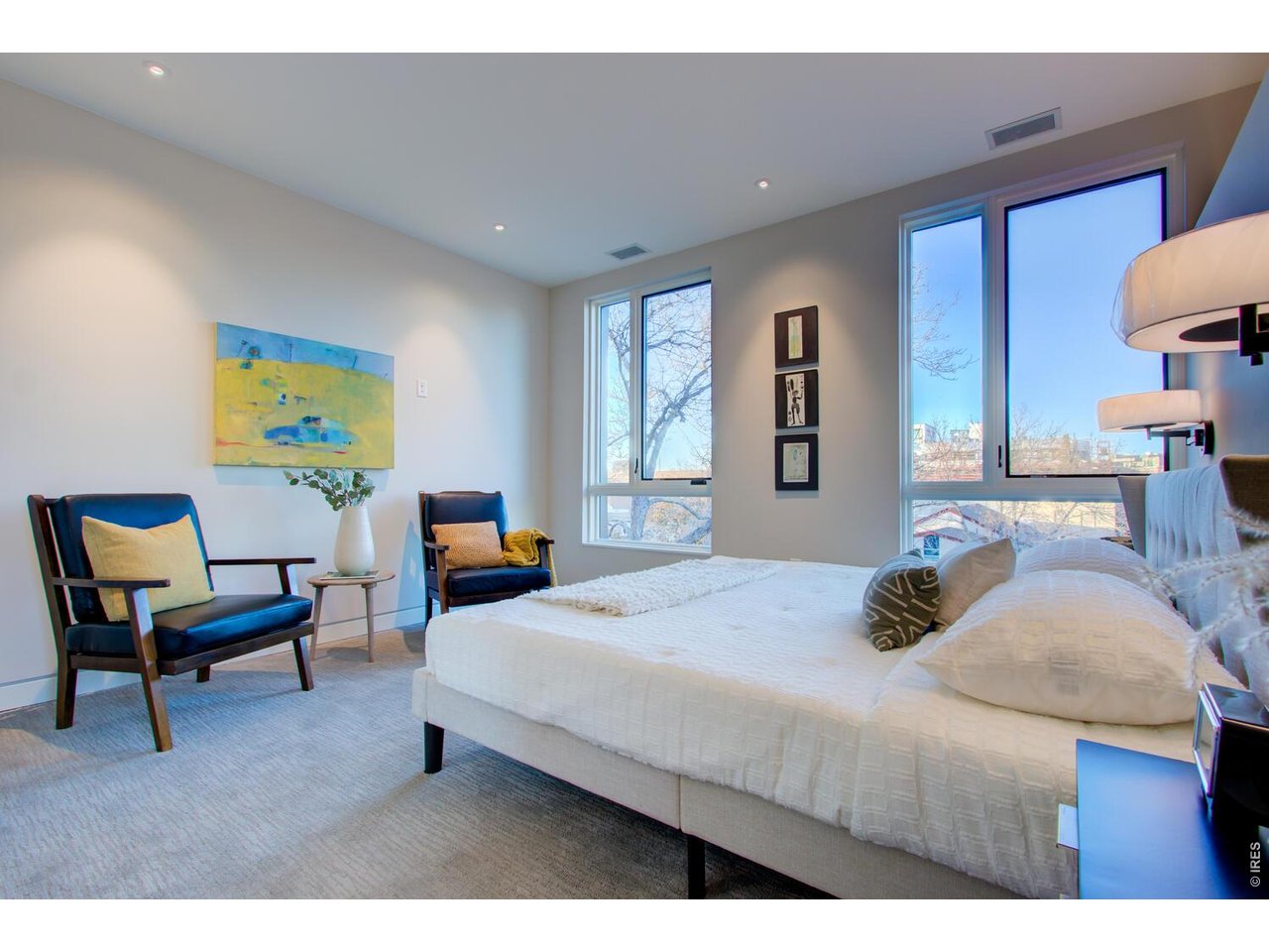Property Photo 8 Primary Bedroom Suite, *Similar floor plan, finishes and feel at L'Avenir! (Picture is not of the actual build) Beautiful smooth wall texture throughout! & Triple Glaze Alupast windows!