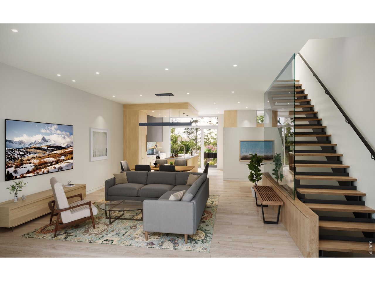 Property Photo 9 La Vie Lumiere, French for the "light of life" Open-Concept Main Living Level! Floating Staircase, stunning Architectural details! * This is a render, not the actual build. Le Grand Soleil design over 3,000 finished SQFT w/ private Bsmt!