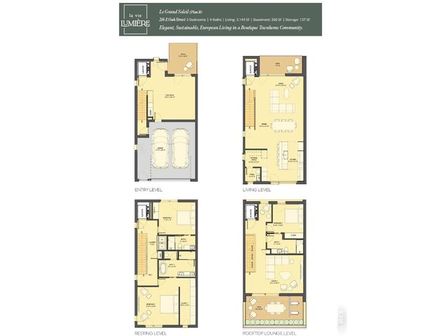 Property Photo 11 Floor Plans! 3,144 Finished SQFT with a 200 SQFT Basement and additional storage. 3 Bedrooms + office areas, lounge area, 4 Baths, Private Elevator + an Oversized fully finished attached 2 car garage - and an abundance of private outdoor living!