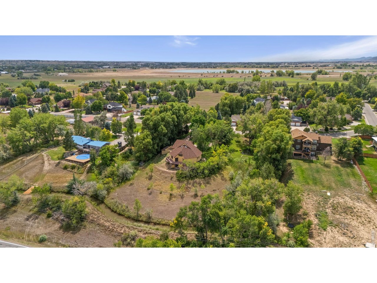 Property Photo 50 Aerial view of the back of the home and area