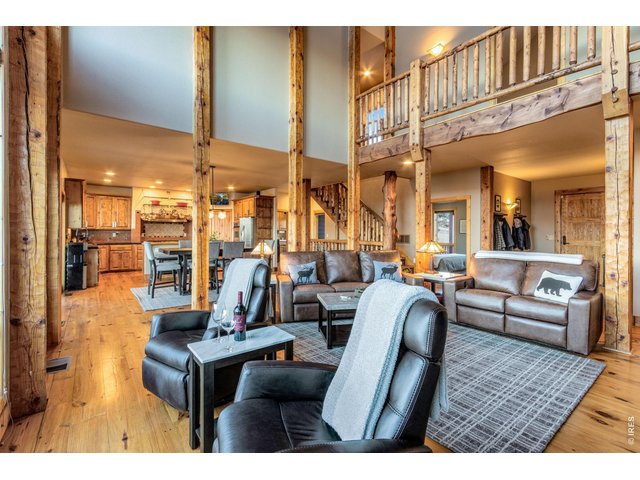 Property Photo 15 3", 6", 8" Lodge pole pine hardwood flooring reclaimed from the Sears Warehouse in Chicago