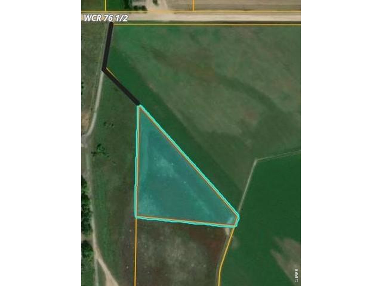 Property Photo 11 Access from WCR 76 1/2. Easement in place for access to property (depicted with the black line)