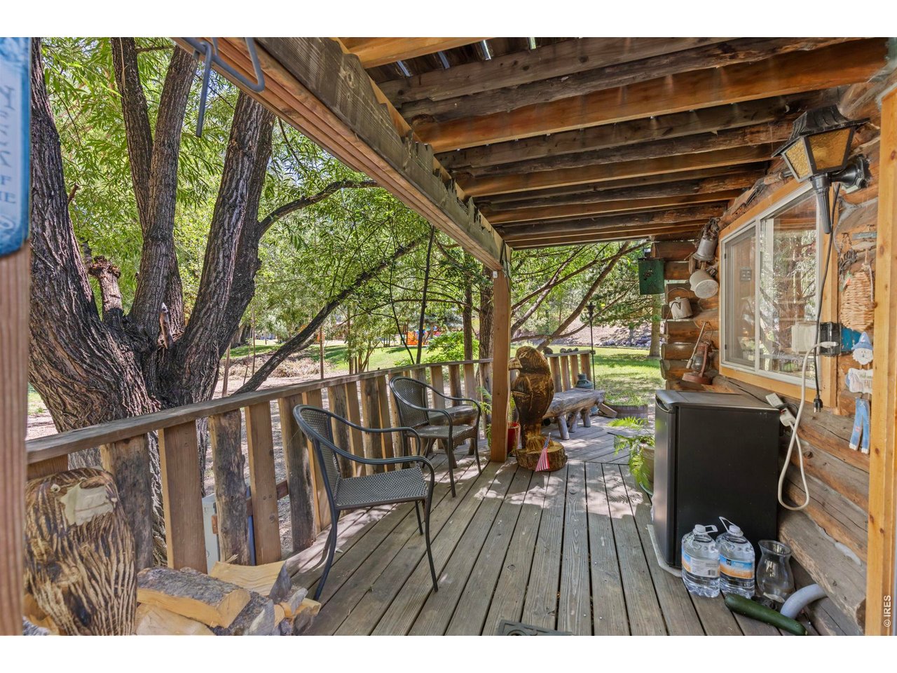 Property Photo 11 Covered outdoor living space at the Large Cabin