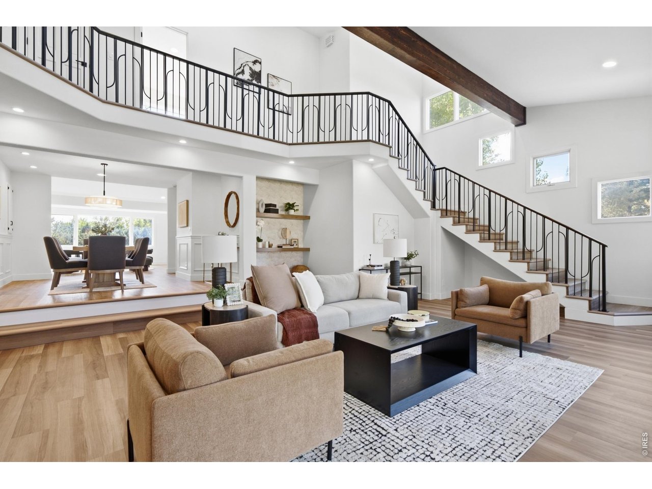 Property Photo 17 The bright and open family room is the prime feature of the main floor.