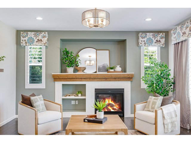 Property Photo 15 All window treatments are included. Enjoy the fireplace in the winter and the Central AC in the summer
