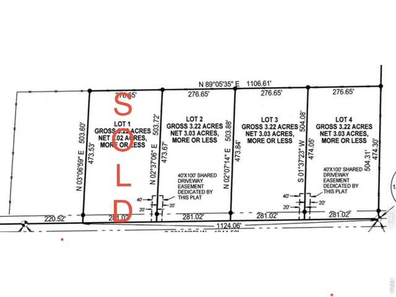 Property Photo 1 Lots 2,3, and 4 remain