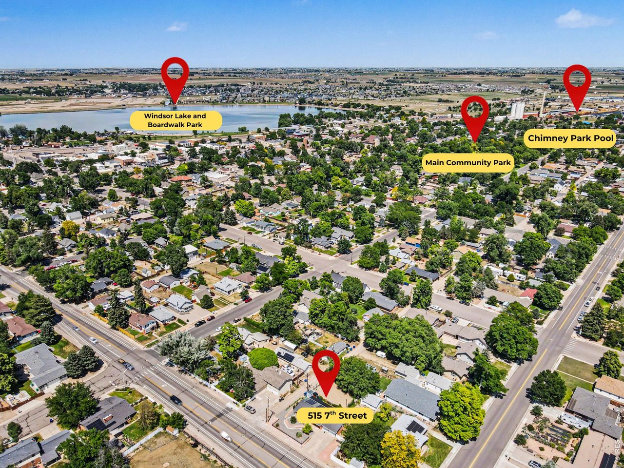 Property Photo 25 Within one mile of Lake Windsor, library, Town Hall, Main Community Park and Chimney Park and pool.