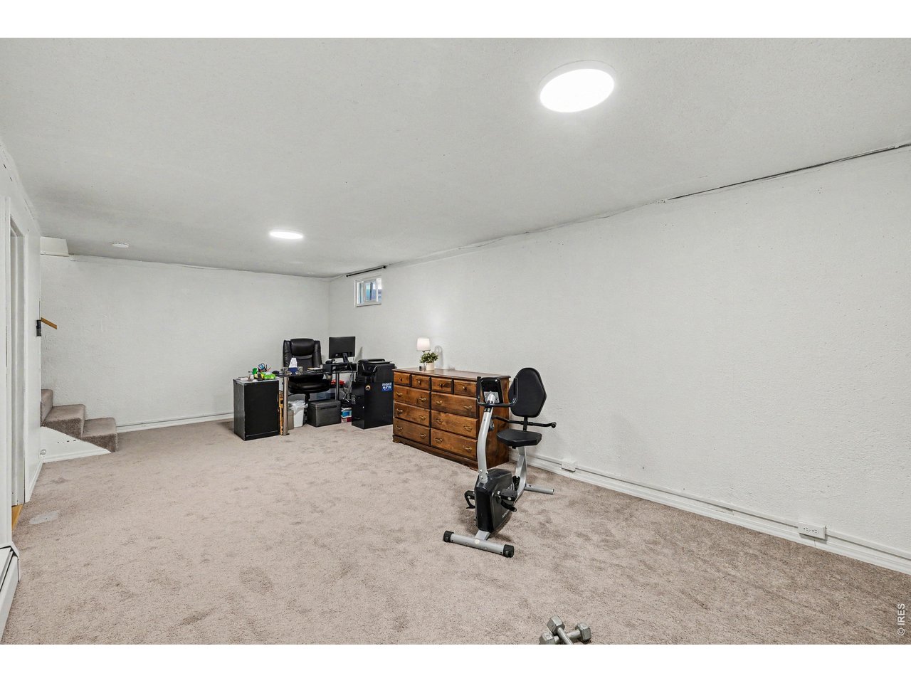 Property Photo 15 Finished basement and new carpet in 2025.