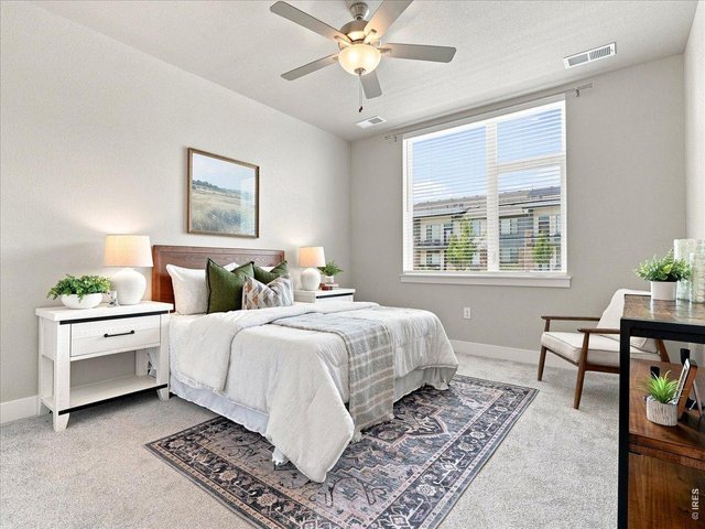Property Photo 21 Primary bedroom is loaded with natural light and cozy carpeting