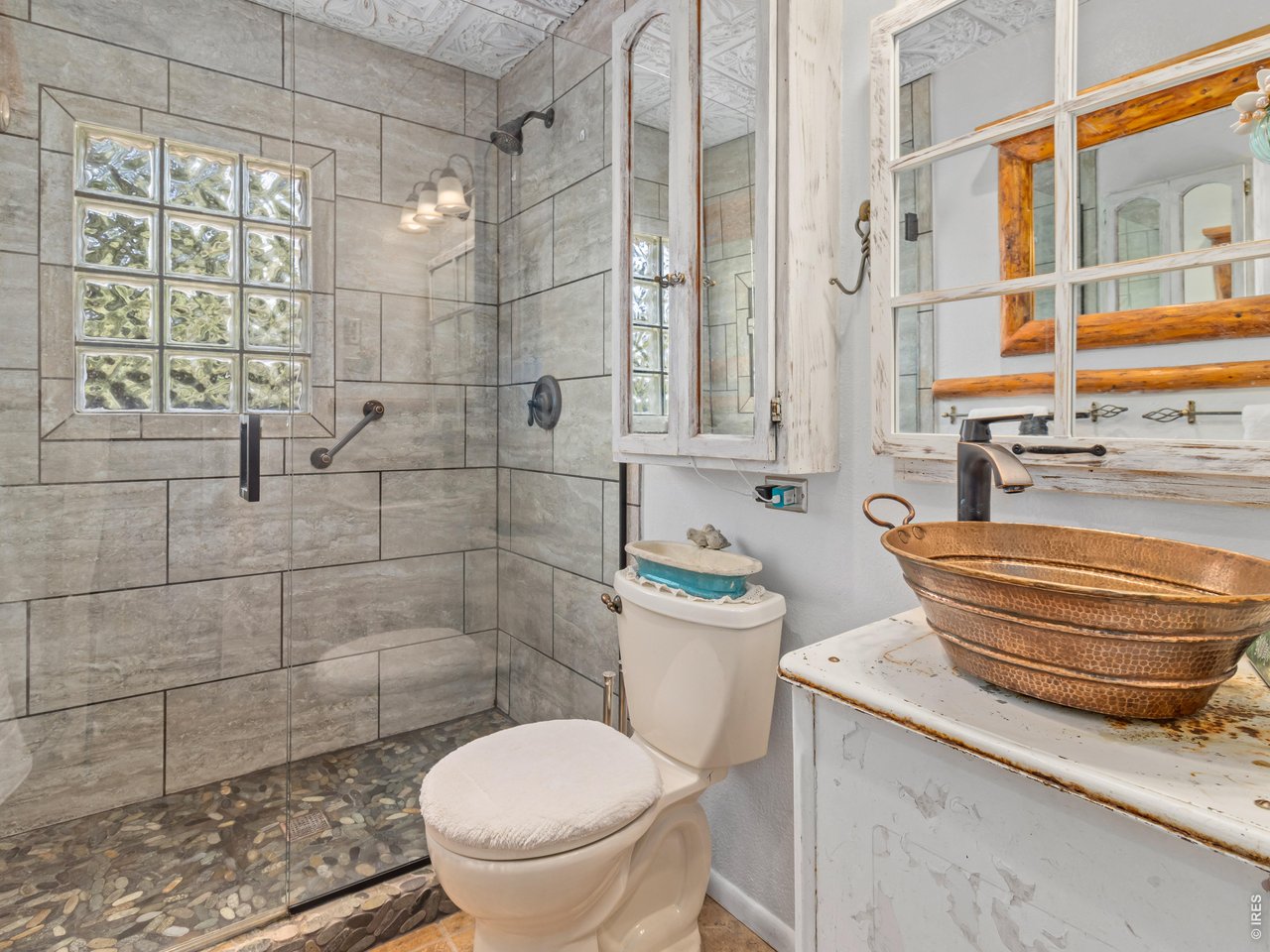 Property Photo 14 New walk-in shower in main bathroom.