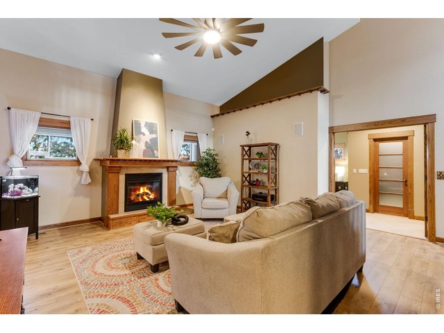 Property Photo 18 Beautiful gas fireplace - centerpiece with dental crown moulding and tile surround!