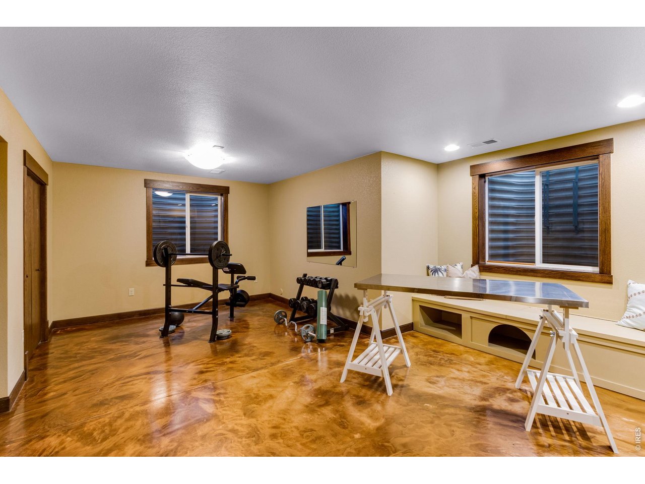 Property Photo 48 Added 5th Bedroom, or craftroom or studio or workout room! Separate closet area with utility sink. Exceptional flexspace!