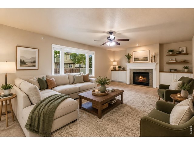 Property Photo 3 Can you see yourself enjoying a book in front of the fire...virtually staged