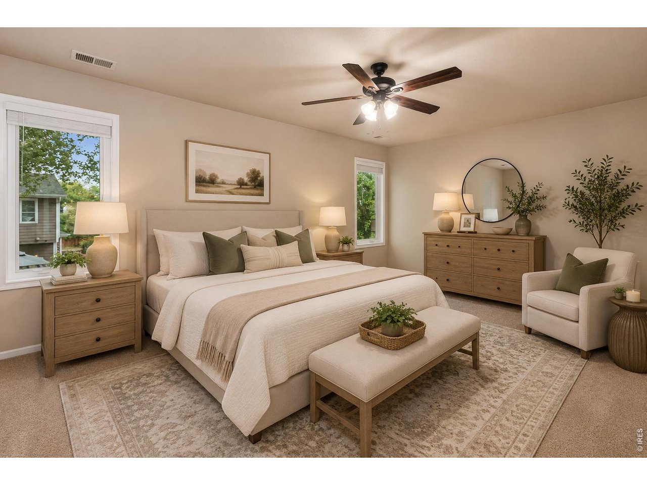 Property Photo 16 Primary Bedroom Virtual staging....imagine a peaceful retreat!!!