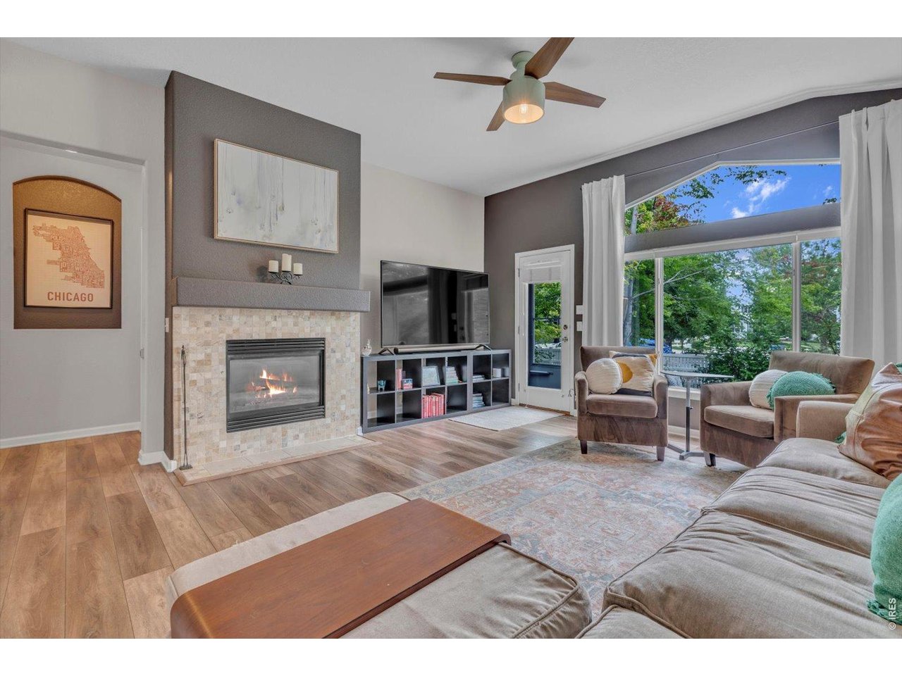 Property Photo 18 large windows, gas fireplace