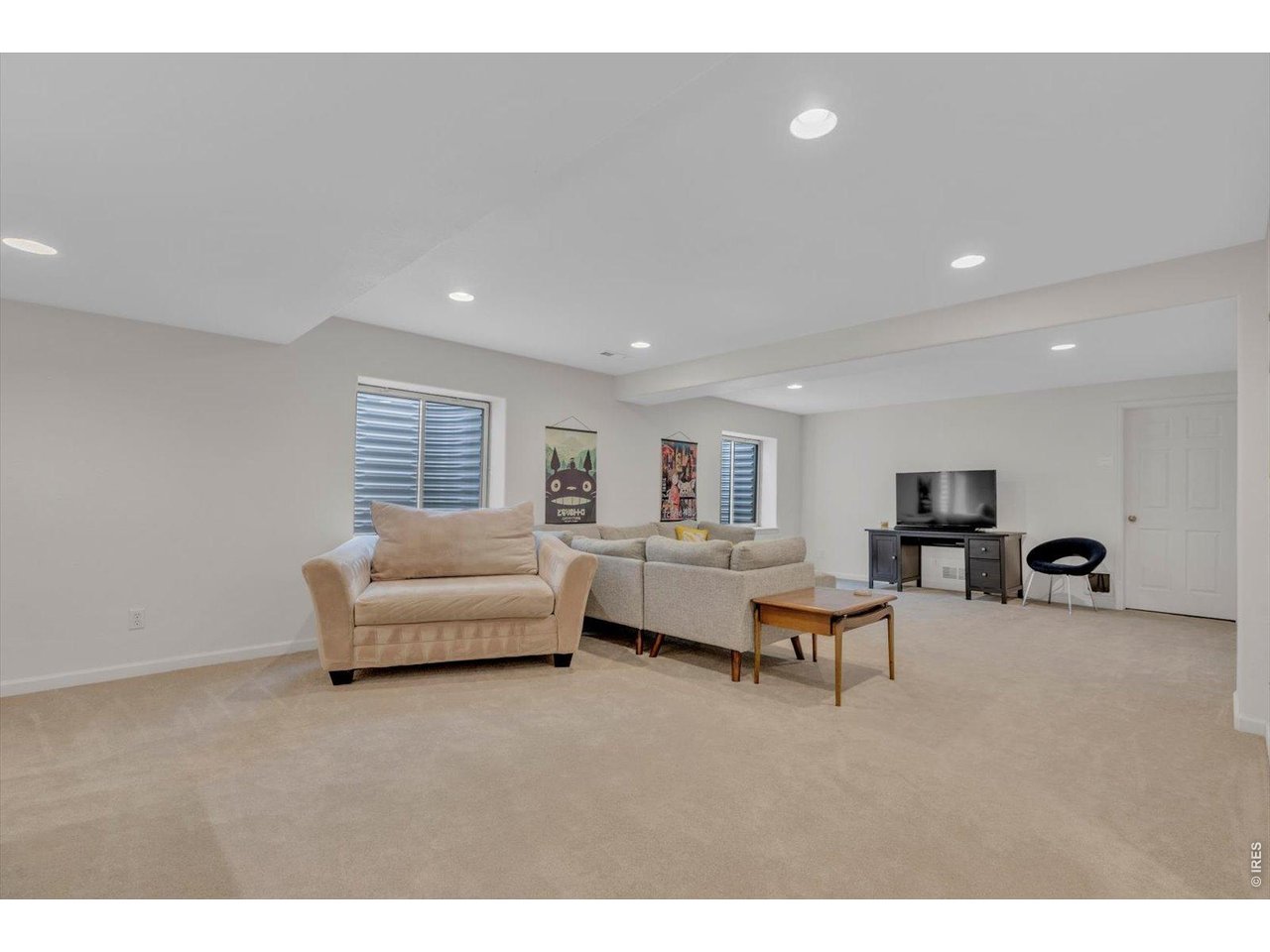 Property Photo 36 lower level recessed lighting and egress windows