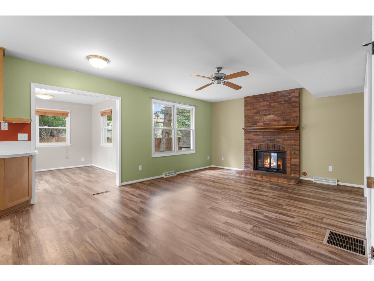 Property Photo 3 Family room with gas fireplace