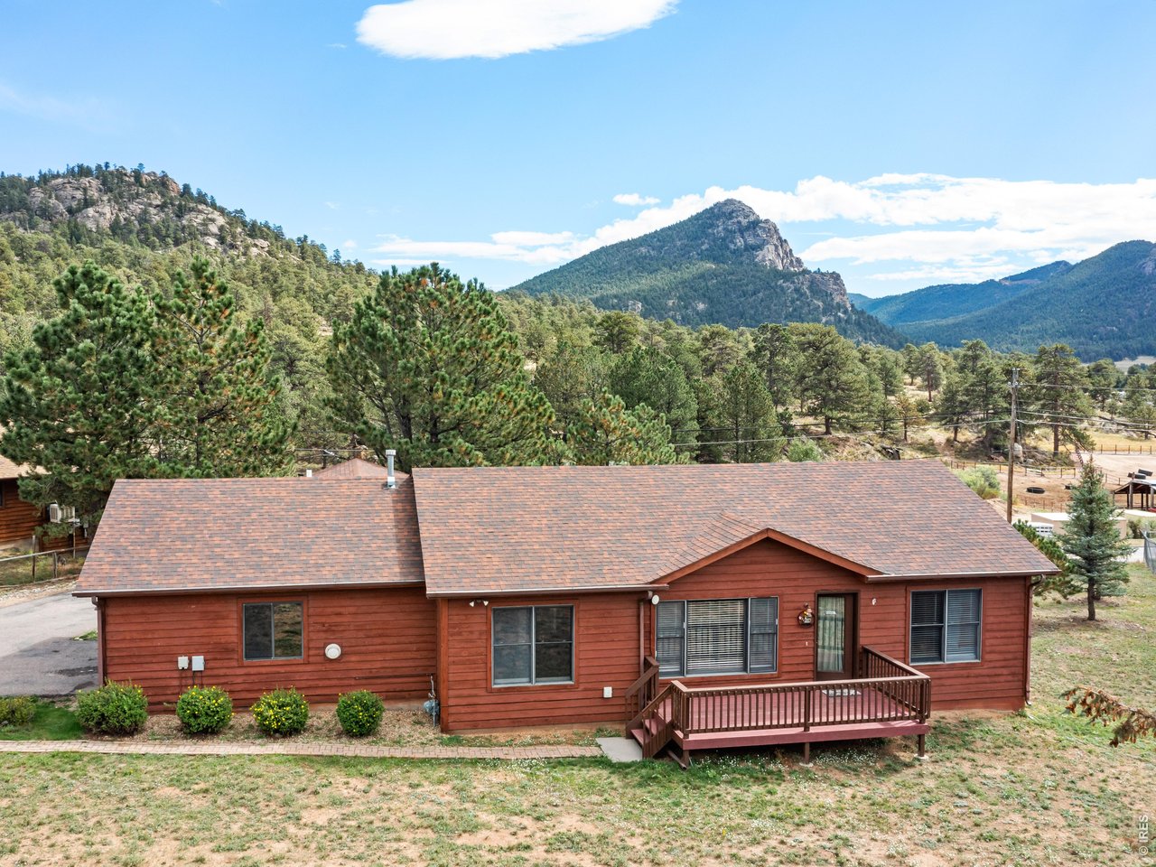 Property Photo 6 Sweet front deck and Mt Olympus in the background