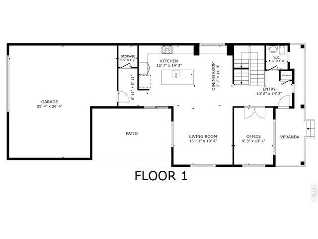 Property Photo 19 Main Level Floor Plan
