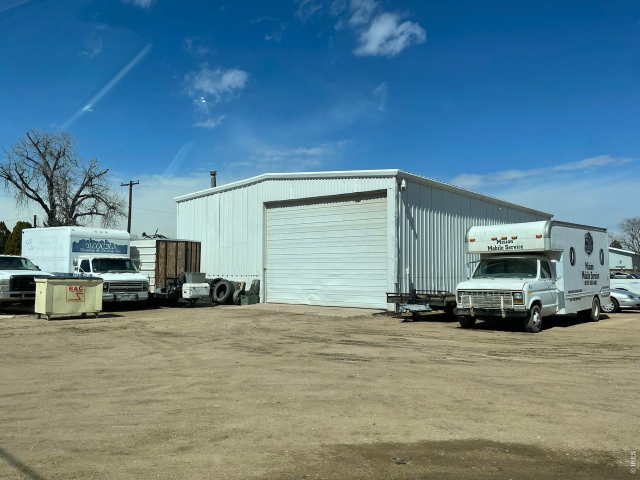Property Photo 4 Building #6  Service Garage on concrete slab - 2400 sq. ft. built 1978