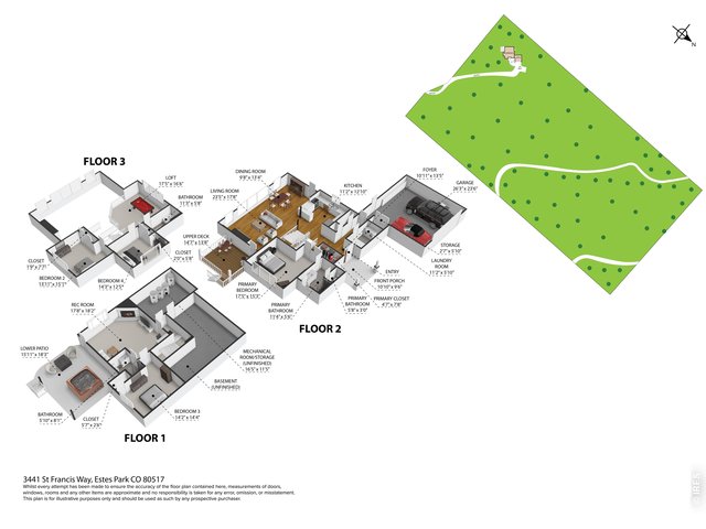 Property Photo 5 3D floorplans and site plan