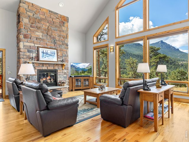 Property Photo 12 Stone fireplace from floor to ceiling